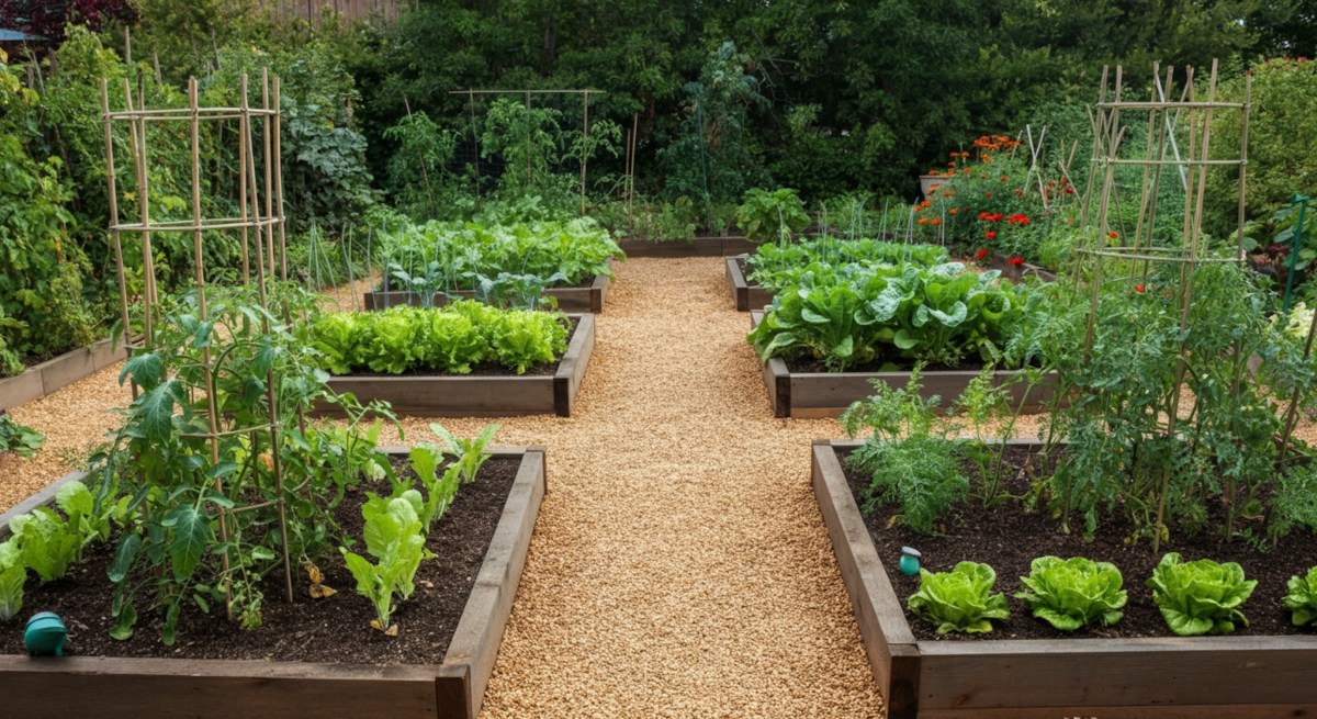 délimiter un potager