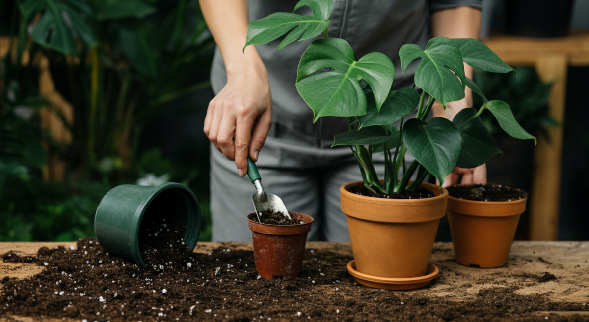 rempoter un monstera