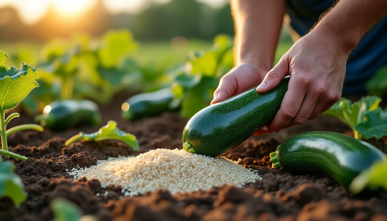 découvrez pourquoi mettre du riz au pied des courgettes peut booster leur croissance et protéger vos plants naturellement. astuce simple et efficace à tester dans votre potager !