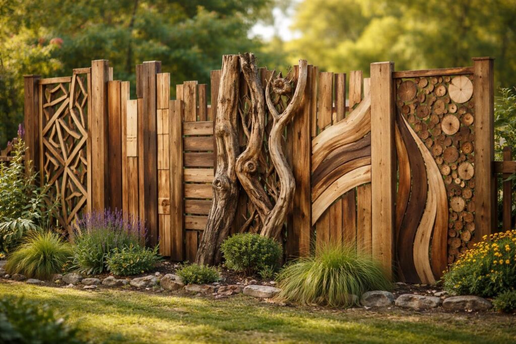 découvrez nos clôtures en bois originales alliant designs créatifs et unicité pour sublimer votre jardin avec style et authenticité.