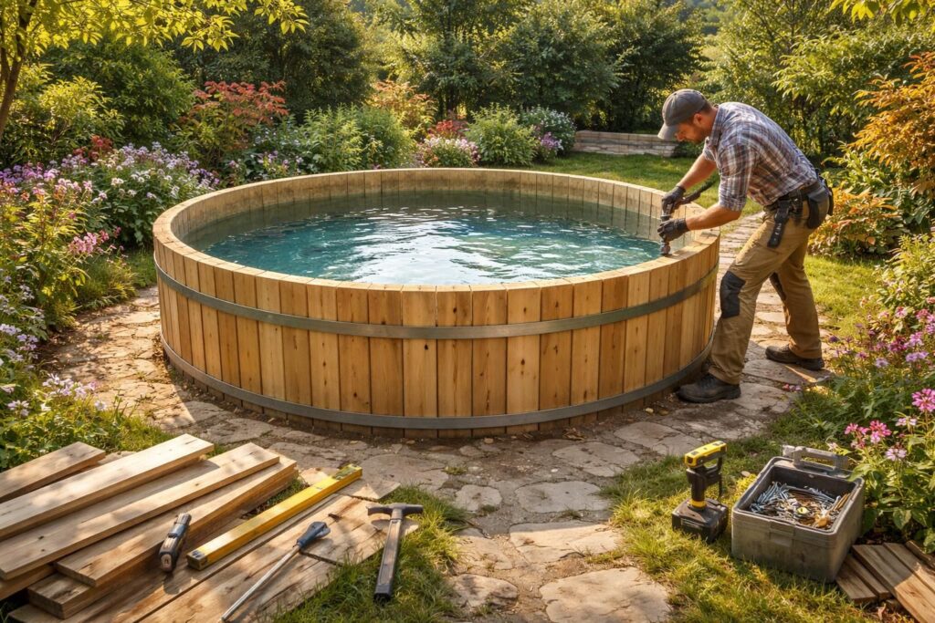 découvrez comment construire facilement un bassin hors sol fait maison pour embellir votre jardin et créer un espace aquatique unique et naturel.