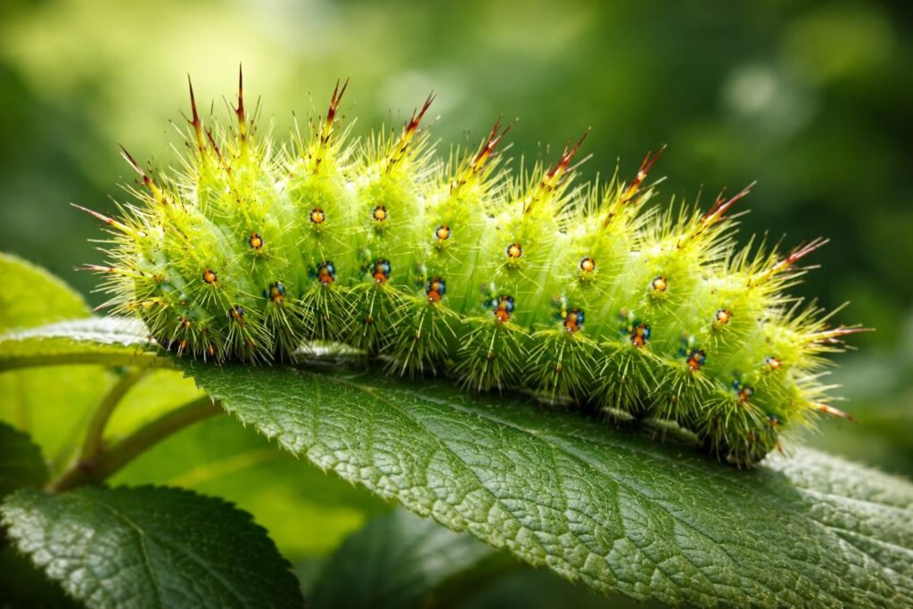 découvrez comment identifier la chenille verte fluo, une espèce dangereuse, et apprenez les meilleures méthodes pour vous en protéger efficacement.