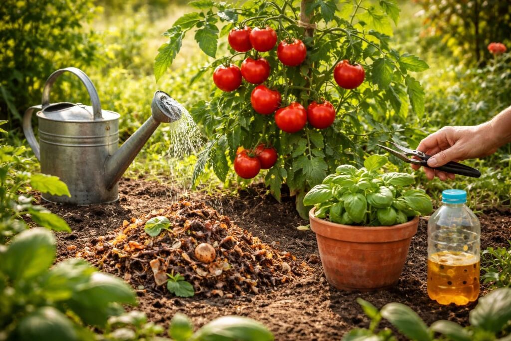 découvrez 5 astuces de grand-mère simples et naturelles pour cultiver des tomates éclatantes et savoureuses cette saison. profitez d'une récolte abondante et gourmande !