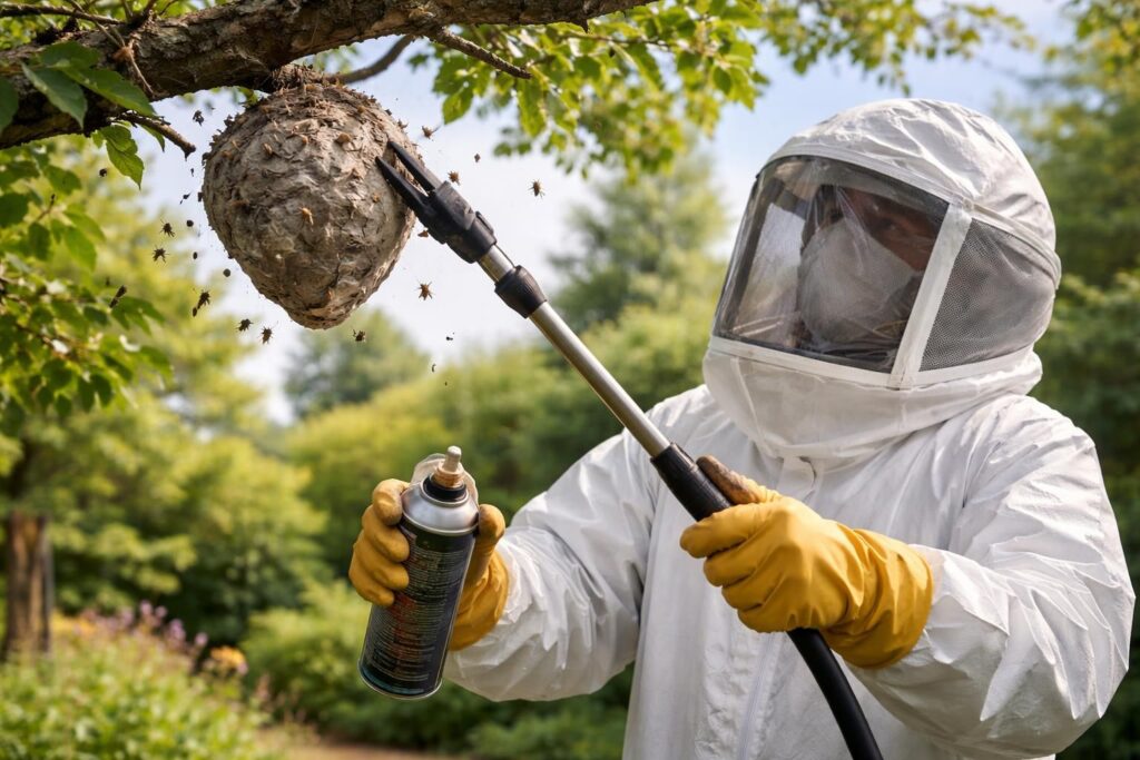 découvrez les méthodes sûres et efficaces pour enlever un nid de guêpes sans danger, protéger votre maison et éviter les piqûres.