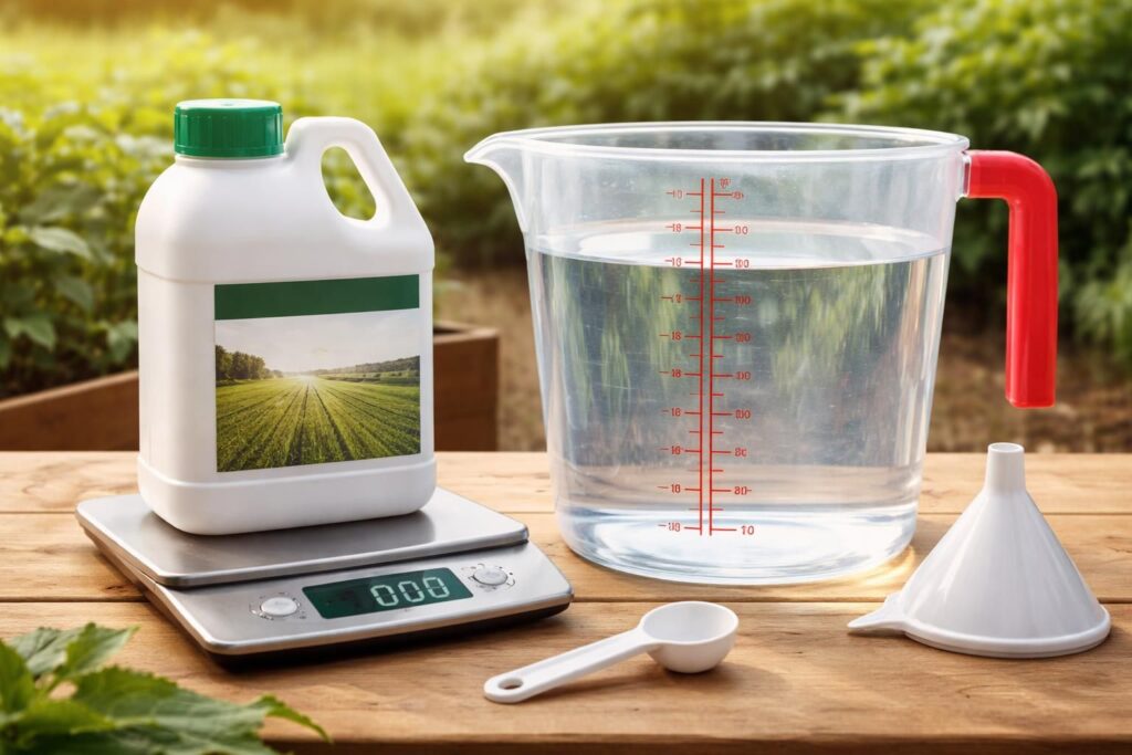 apprenez à doser précisément le glyphosate pour 5 litres d'eau afin d'éviter les erreurs et maximiser l'efficacité de votre traitement herbicide.