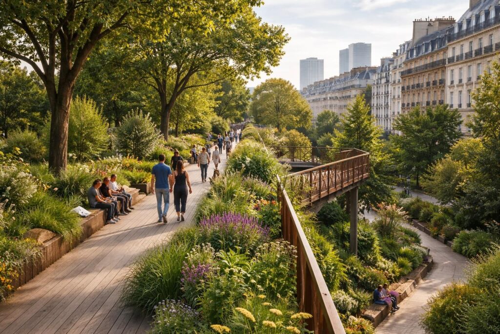découvrez le highline park à paris, un exemple innovant de durabilité en milieu urbain alliant nature, design écologique et bien-être urbain.