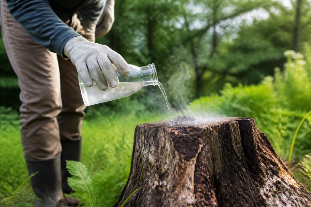 découvrez si l'acide chlorhydrique est réellement efficace pour détruire une souche d'arbre : mythe ou réalité, on vous éclaire sur cette méthode.