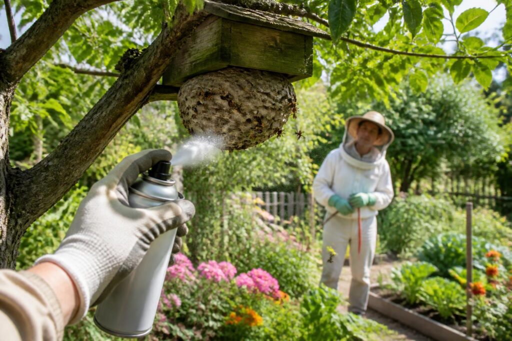 découvrez comment utiliser un produit anti-guêpe en toute sécurité dans votre jardin avec notre guide complet : mode d’emploi et précautions à suivre pour protéger votre espace extérieur.