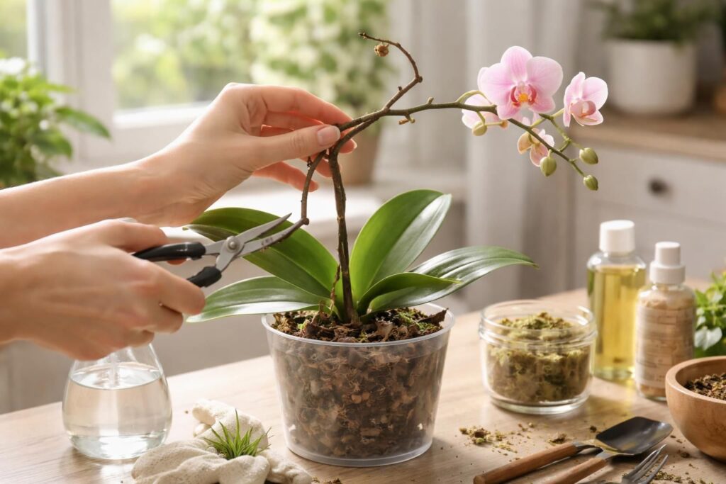 découvrez notre guide pratique pour la réanimation d'une orchidée et apprenez comment revitaliser votre plante avec des conseils simples et efficaces.