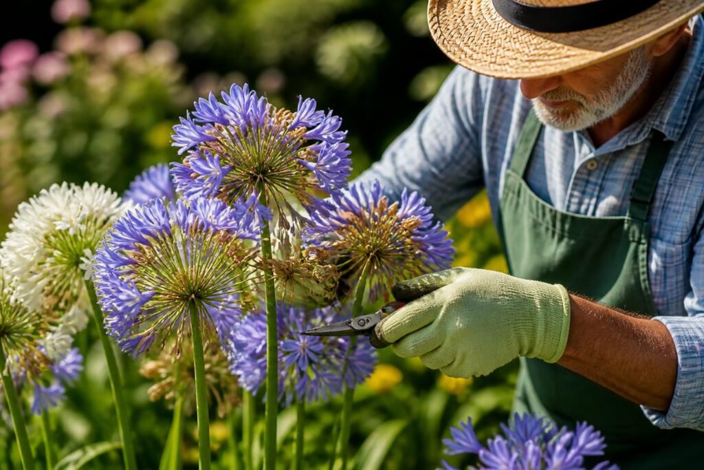 découvrez pourquoi et comment couper les fleurs fanées des agapanthes pour favoriser une meilleure floraison et garder un jardin sain, avec des conseils pratiques pour jardiniers avertis.