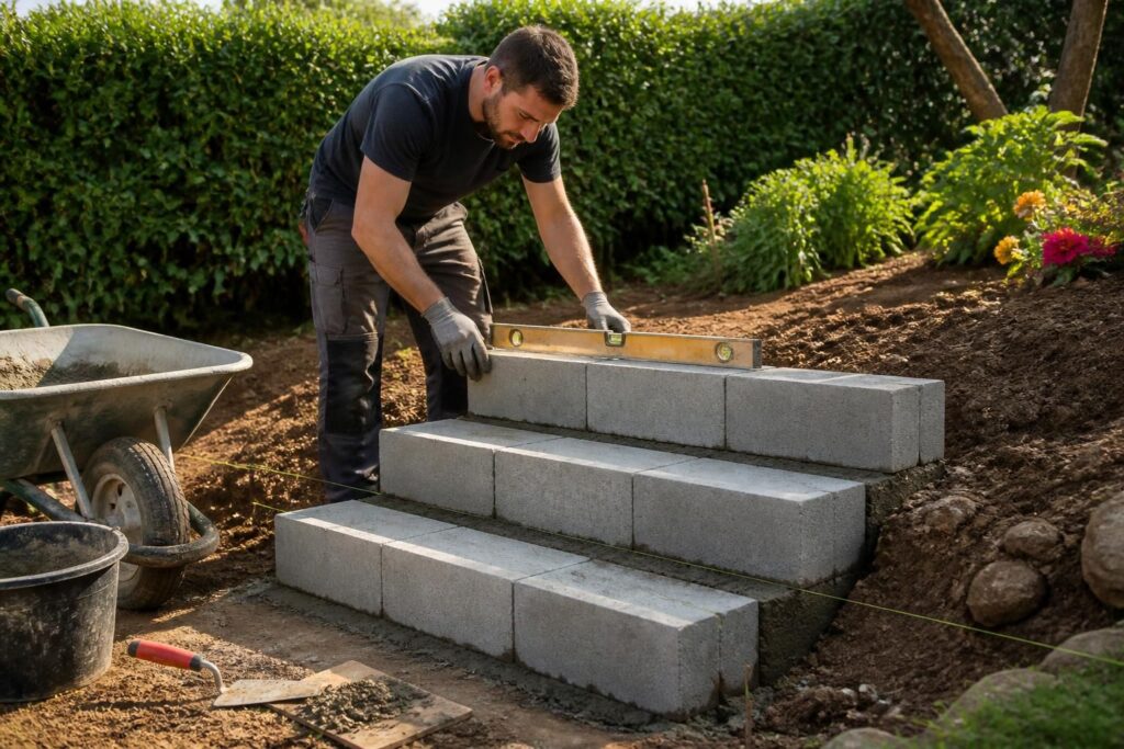 découvrez notre guide complet pour construire un escalier en parpaing solide et esthétique dans votre jardin, avec des conseils pratiques et des étapes détaillées.