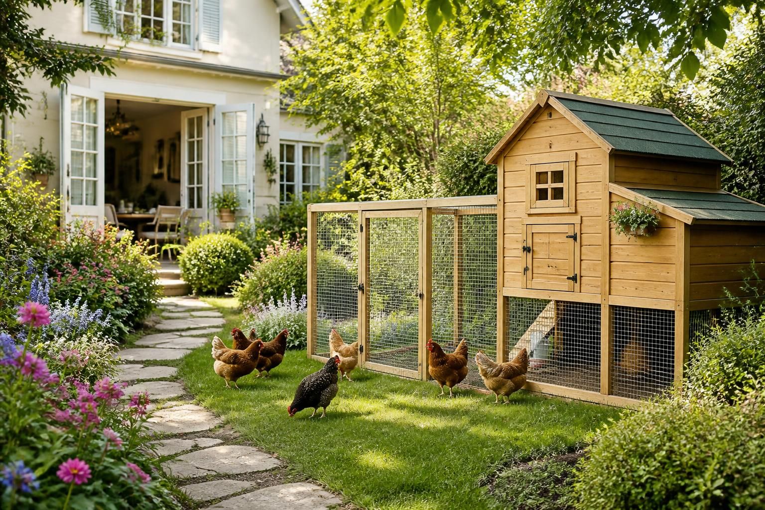découvrez toutes les astuces pour intégrer facilement un poulailler offert par la mairie dans votre jardin et profitez d'œufs frais au quotidien.