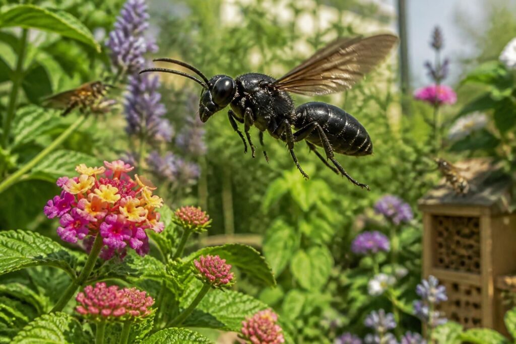 découvrez pourquoi un gros insecte noir volant dans votre jardin peut être un allié précieux pour l'équilibre naturel et la santé de vos plantes.
