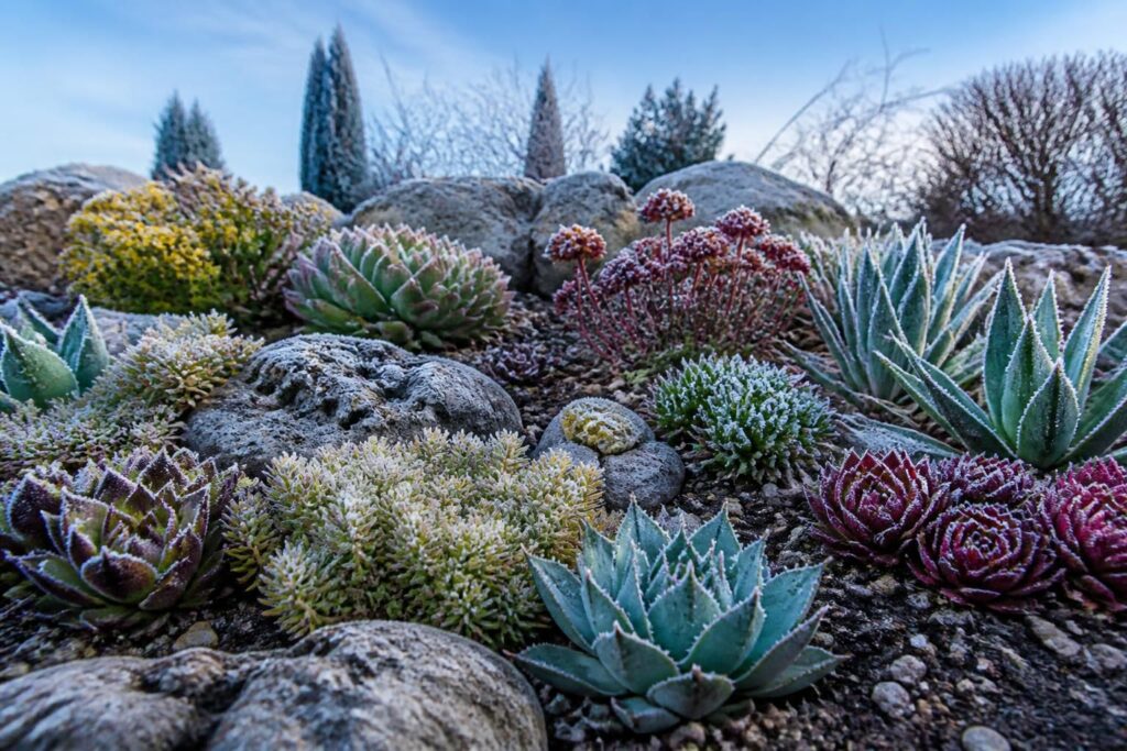 découvrez notre sélection de plantes grasses extérieures résistantes au gel, idéales pour embellir les jardins des régions froides tout en supportant les températures basses.
