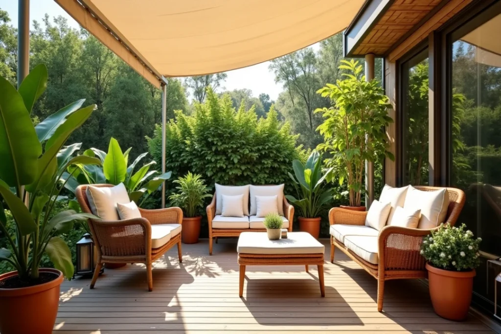Aménagement de terrasse : comment rester au frais tout l'été