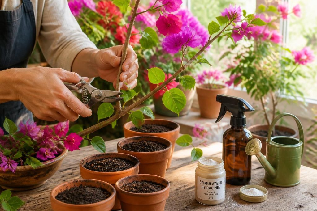 découvrez les secrets pour réussir vos boutures de bougainvillier chez vous et embellissez votre jardin avec cette plante colorée grâce à nos conseils pratiques.