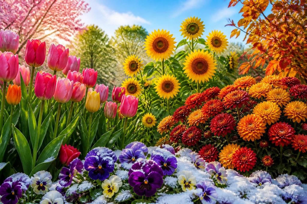 découvrez les variétés de fleurs incontournables pour un jardin vibrant de couleurs tout au long de l'année, avec des conseils pour un entretien facile et un éclat durable.