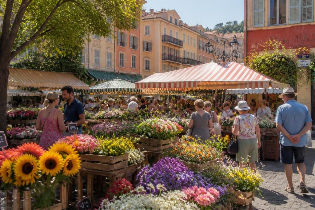 découvrez pourquoi le marché aux fleurs cours saleya à nice est un lieu incontournable pour les amoureux de la nature, avec ses fleurs colorées, ses senteurs envoûtantes et son ambiance authentique.